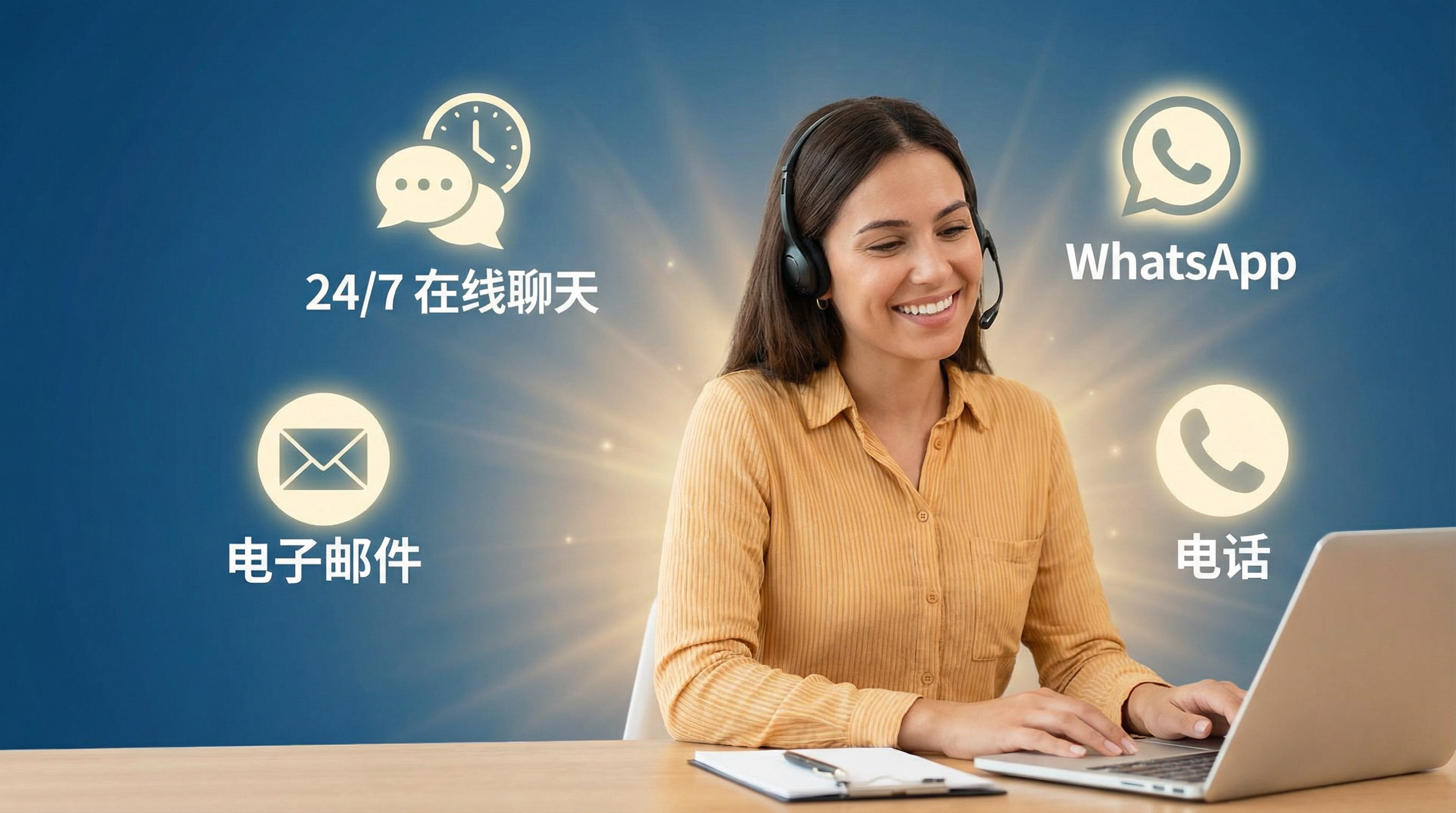 24/7专业客户服务支持